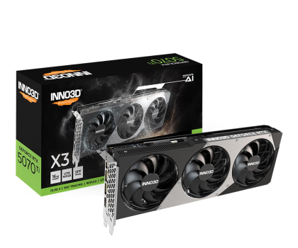 Karta graficzna INNO3D GeForce RTX 5070 Ti X3 16GB GDDR7 DLSS4